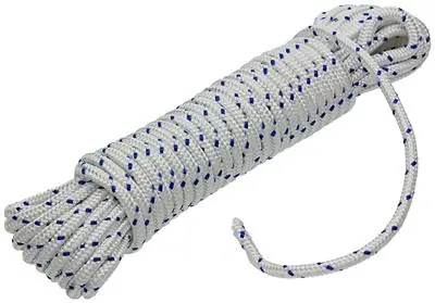 1006921 - PP GEVLOCHTEN WIT/BLAUW STRENG6MM 10M