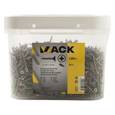 1006580 - BOX 2000ST SPAANPLAATSCHROEVENVK GVK PZ 4,0X40MM