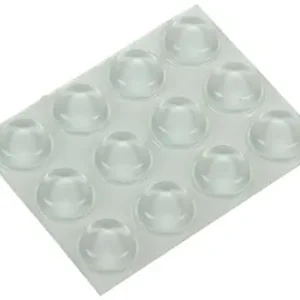 1047659 - GELUIDSDEMPER ZELFKLEVEND TRANSPARANT Ø 13 MM 12 ST/PCS
