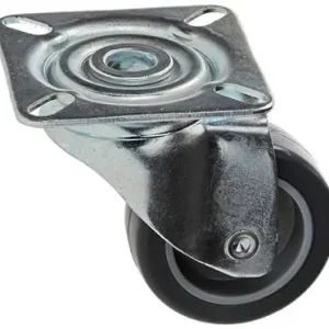 1015240 - RUBBER ROL 2 KOGELLAGERS MET PLAAT 50MM