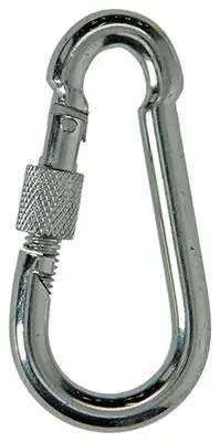 1008460 - MACK 1 KARABIJNHAAK + BORGSL.8 X 80MM VERZINKT