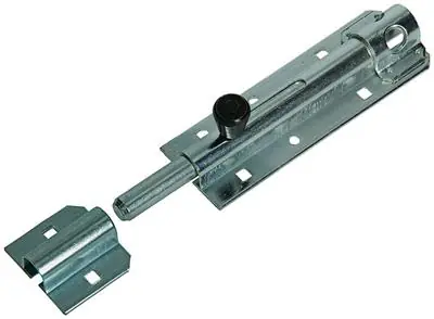 1013615 - HANGSLOTGRENDEL BLAUW VERZINKT150 MM