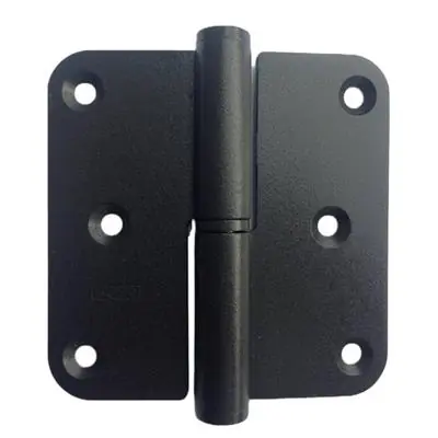 1067395 - 3 PAUMELLEN INOX MAT ZWART AFGER.HOEK LINKS 80X80MM