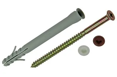 1017914 - KOZIJNPLUG MET SCHROEF POLYAMIDE 8 ST 10 X 115 MM