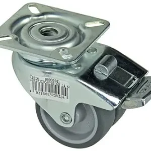 1014735 - DUBBEL ZWENKWIEL 50MM OP PLAATMET REM