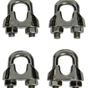 1008445 - MACK 4 STAALDRAADKLEMMEN 6MM INOX