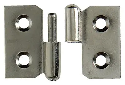 1013349 - 2 MEUBELPAUMELLEN LINKS VERNIKKELD H 30 x B 40 mm