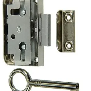 1015912 - 1 OPLEGMEUBELSLOT VERNIKKELD 15MM