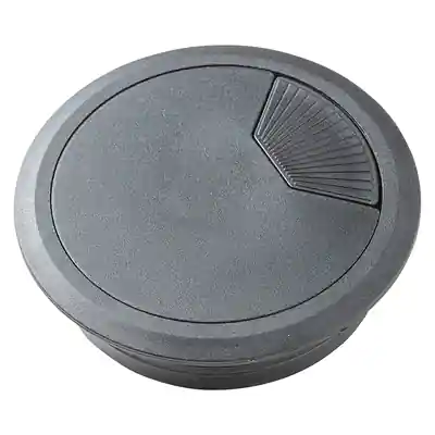 1071174 - 1 POTJE VOOR KABELDOORVOER ZWART Ø 80MM