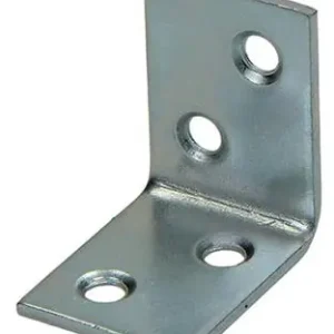 1013293 - 8 STOELWINKELHAKEN VERZINKT 27X27X20X2MM