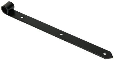 1013639 - ENKEL LUIKSCHARNIER ZWART 35 CM DIA 18 MM
