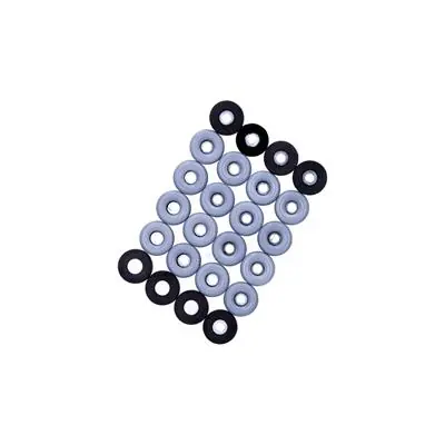 1069041 - STOELDOP RUBBER GRIJS Ø 23 MM 24 ST/PCS