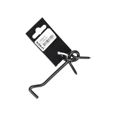 1069074 - WINDHAAK ZWART + LOS OOG L = 100 MM