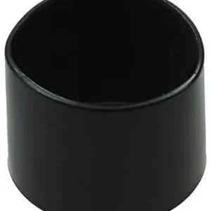1047741 - OPSTEEKDOP KUNSTSTOF ZWART Ø 25 MM 4 ST/PCS