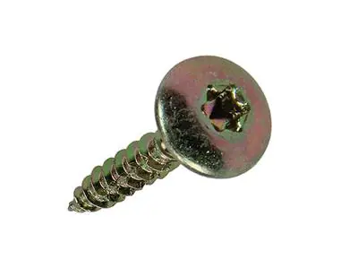 1019970 - LUIKSCHROEF GEEL VERZINKT 6,0 X 30 MM 10ST