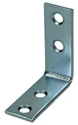 1013756 - 20 GEPLOOIDE WINKELHAKEN VERZINKT 40X40X15MM