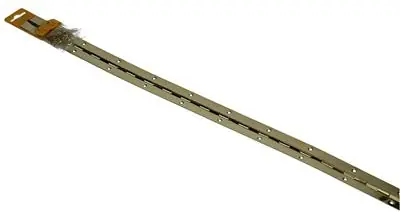 1013331 - 1 PIANO SCHARNIER VERMESSINGD L 72 CM X 32 MM