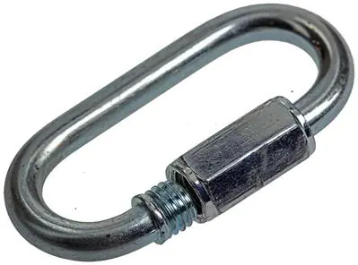 1008453 - MACK 2 LOZE SCHAKELS + MOER 5MM VERZINKT