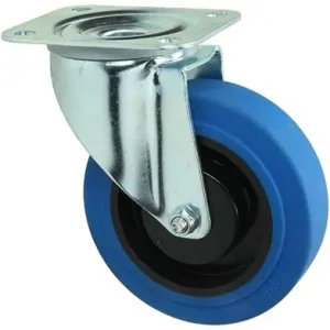 1058945 - ZWENKWIEL, BLAUW RUBBER LOOPVLPLAAT EN REM 125 MM