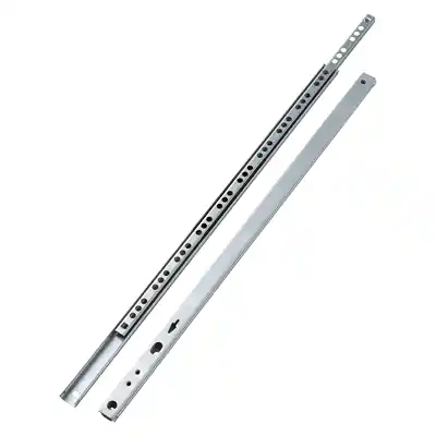 1071217 - 2 KOGELLADEGELEIDERS 17MM GEDEELTELIJK UITTREKBAAR 47CM