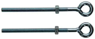 1008550 - MACK 2 OOGBOUTEN + MOER M6 X 100MM VERZINKT
