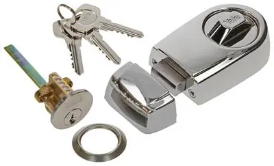 1019108 - OPLEGSLOT RIM LOCK MAT VERNIKKELD