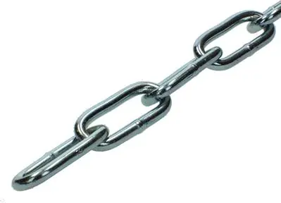 1005002 - KETTING SCHAKEL LANG DIN5685-1Ø 6MM L 42MM 2M WWL 160 KG