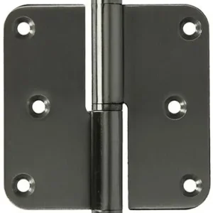 1019161 - 3 PAUMELLEN INOX, AFGER.HOEKENLINKS 80X80MM