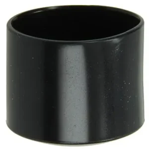 1047769 - OPSTEEKDOP KUNSTSTOF ZWART Ø 25 MM 16 ST/PCS
