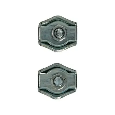 1008493 - MACK 2 STAALDRAADKLEMMEN 4MM SIMPLEX VERZINKT