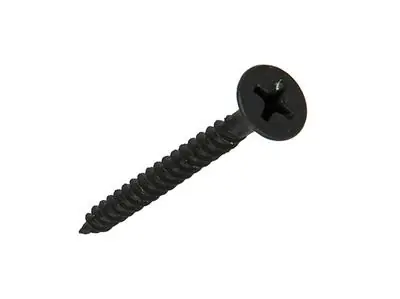 1017339 - GIPSPLAATSCHROEF ZWART GEFOSF. 25 ST 3,5 X 35 MM