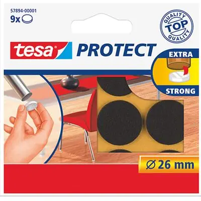 1003212 - TESA VILT 26MM BRUIN 9 ST