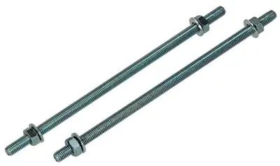 1017663 - DRAADEINDE + SLUITRING + MOER VERZ. 2ST M8 X 200 MM