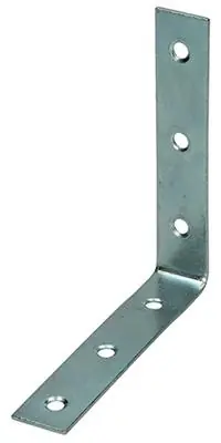 1013299 - 4 GEPLOOIDE WINKELHAKEN VERZINKT 100X100X20X2MM