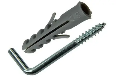 1017901 - PLUG + SCHROEFDUIM POLYETH 4 ST 8MM 5X50MM