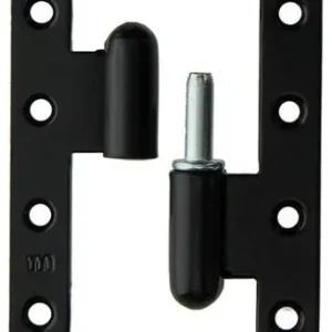 1019157 - 3 ZWARE PAUMELLEN ZWART GEPLAST.RECHTS 110X70MM