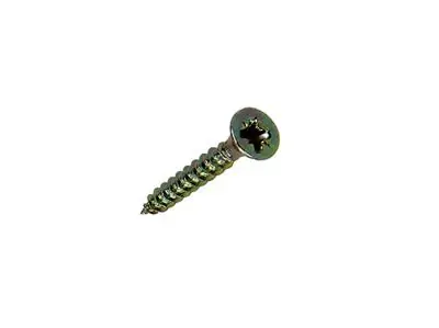 1017957 - SPAANPLAATSCHROEF VZ KOP GEELVERZ.200ST 2,5 X 16 MM