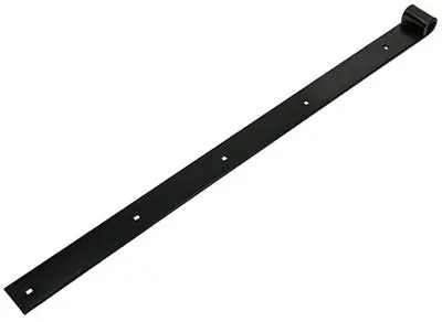 1014093 - ENKEL LUIKSCHARNIER ZWART 70 CM DIA 16 MM