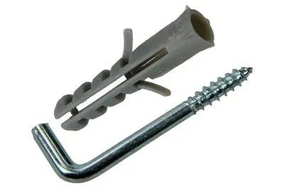 1017900 - PLUG + SCHROEFDUIM POLYETH 8 ST 6MM 4X40MM