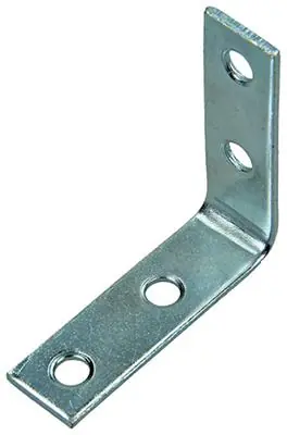 1014299 - 8 GEPLOOIDE WINKELHAKEN VERZINKT 50X50X15MM