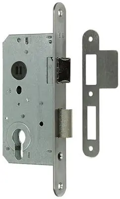 1019040 - 1 DUBBEL INSTEEKSLOT L/R INOX A2656 YALE 50MM