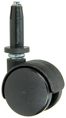1014392 - DUBBEL ROL ZWART KLEMHULS 35MM
