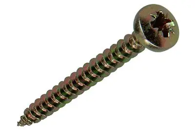 1017275 - SPAANPLAATSCHROEF CYLKOP GEELVERZ.15 ST 4,0 X 40 MM