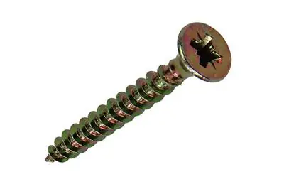 1020103 - SPAANPLAATSCHROEF VZ KOP GEEL VZ 200 ST 4,5 X 35 MM