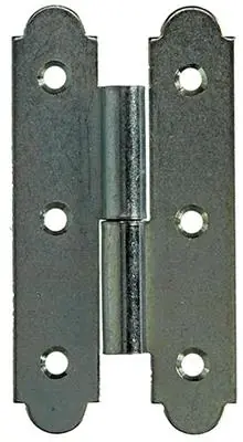 1013259 - 2 SPAANSE PAUMELLEN RECHTS VERZINKT H 90 x B 50 mm