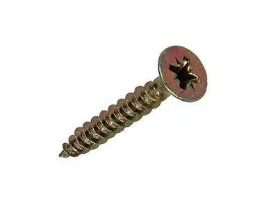 1017243 - SPAANPLAATSCHROEF VZ KOP GEELVERZ.18 ST 4,5 X 30 MM