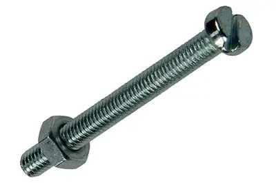 1017521 - METAALSCHROEF CYL. KOP + MOER VERZ. 12 ST M4 X 40 MM