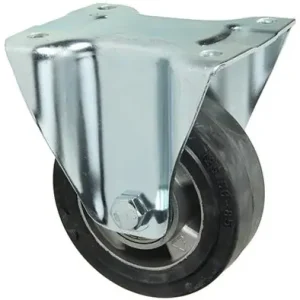 1058931 - VAST WIEL RUBBER ZWART LOOPVLALU VELG , PLAAT 125 MM