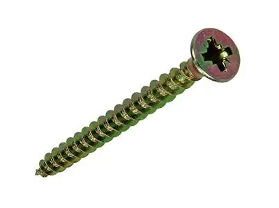 1017235 - SPAANPLAATSCHROEF VZ KOP GEELVERZ.18 ST 4,0 X 40 MM