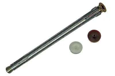 1017921 - METALEN KOZIJNPLUG STAAL VERZINKT 4 ST 10 X150 MM
